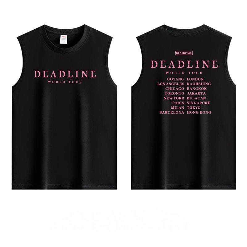 CAMISETAS BLACKPINK DEADLINE 100% ALGODÓN