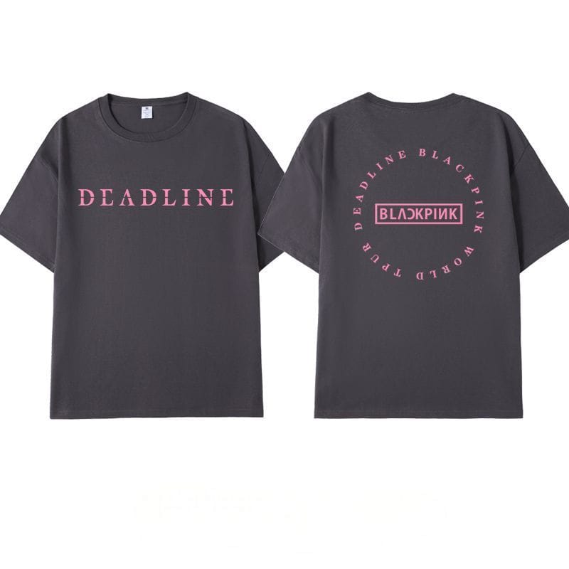 CAMISETAS BLACKPINK DEADLINE 100% ALGODÓN
