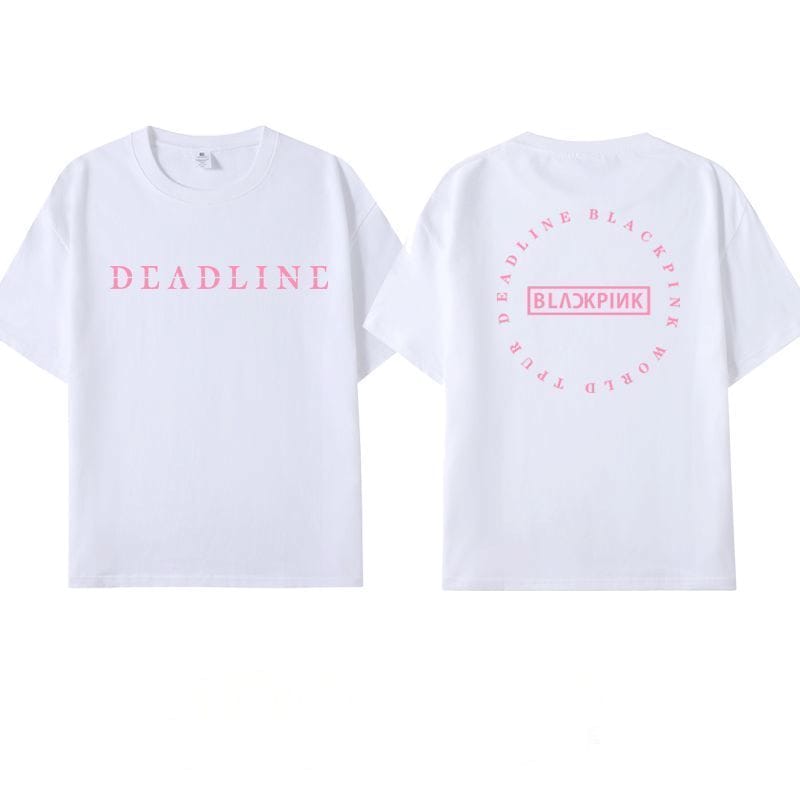 CAMISETAS BLACKPINK DEADLINE 100% ALGODÓN
