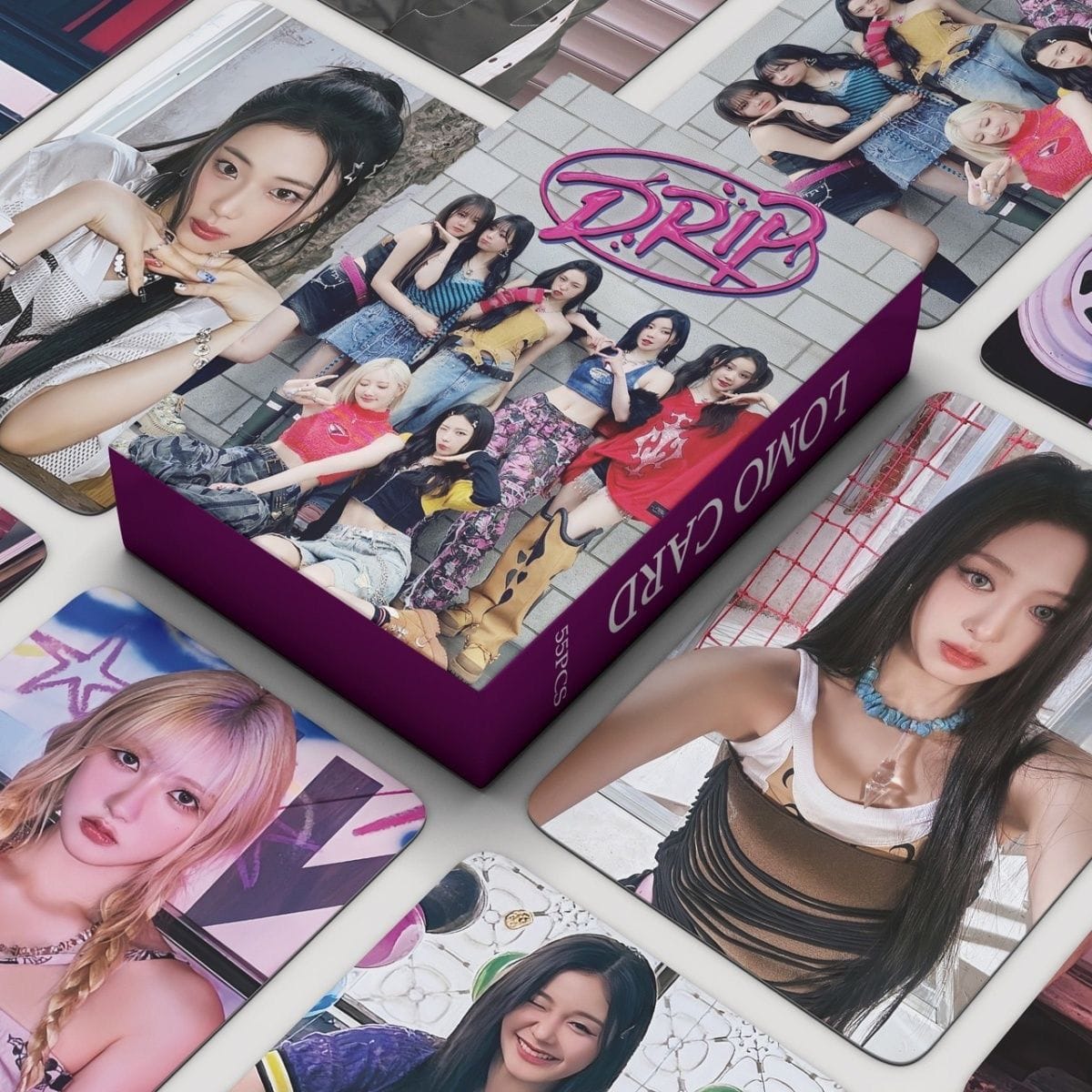 TARJETAS FOTOGRÁFICAS BABYMONSTER DRIP 55 UDS.