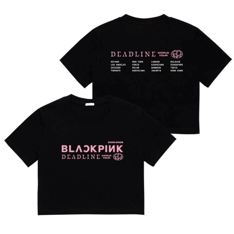 CAMISETA/TROZO BLACKPINK DEADLINE 100 % ALGODÓN