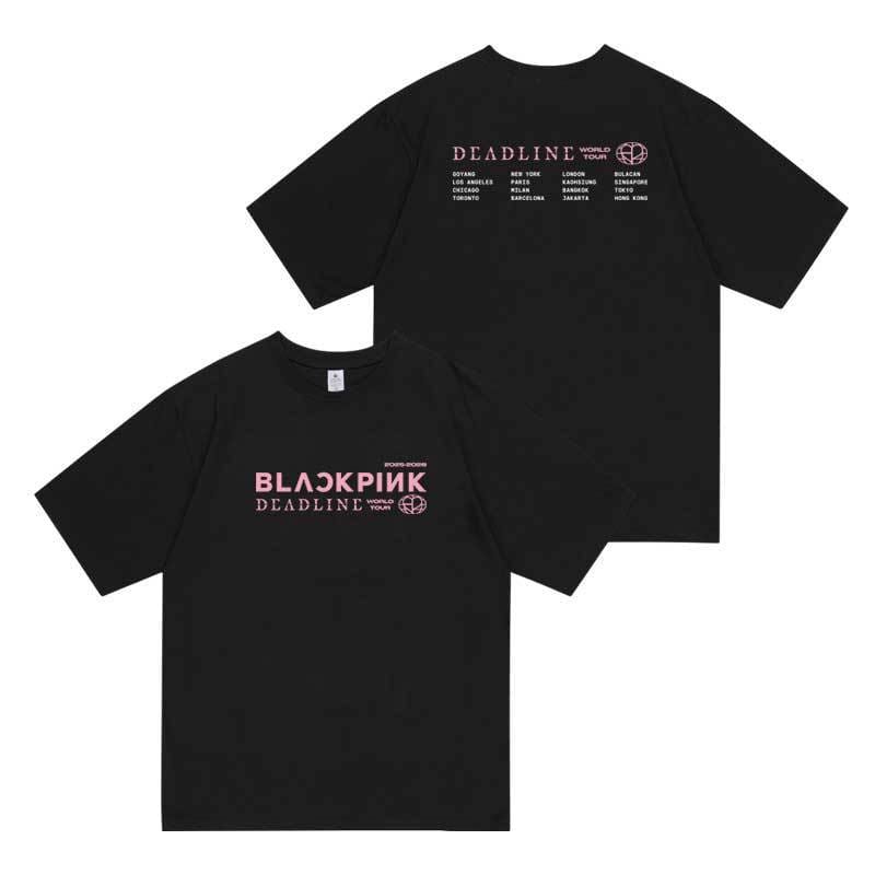 CAMISETA/TROZO BLACKPINK DEADLINE 100 % ALGODÓN