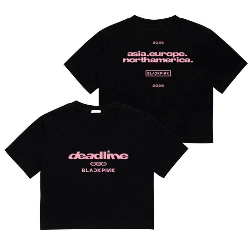 CAMISETA/TROZO BLACKPINK DEADLINE 100 % ALGODÓN