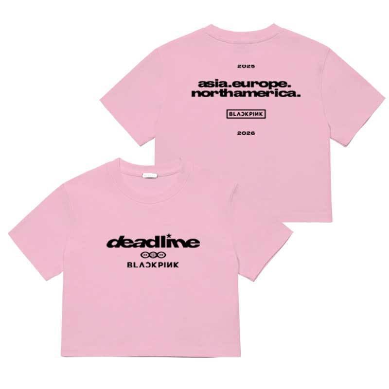 CAMISETA/TROZO BLACKPINK DEADLINE 100 % ALGODÓN