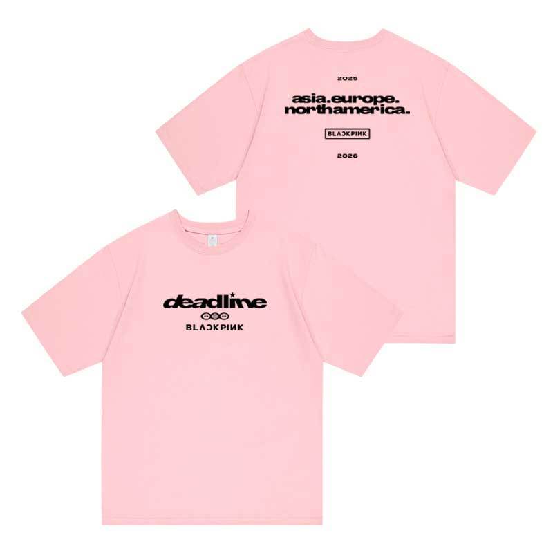CAMISETA/TROZO BLACKPINK DEADLINE 100 % ALGODÓN