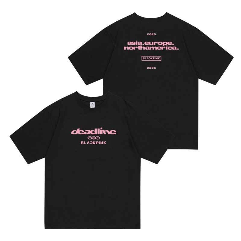 CAMISETA/TROZO BLACKPINK DEADLINE 100 % ALGODÓN