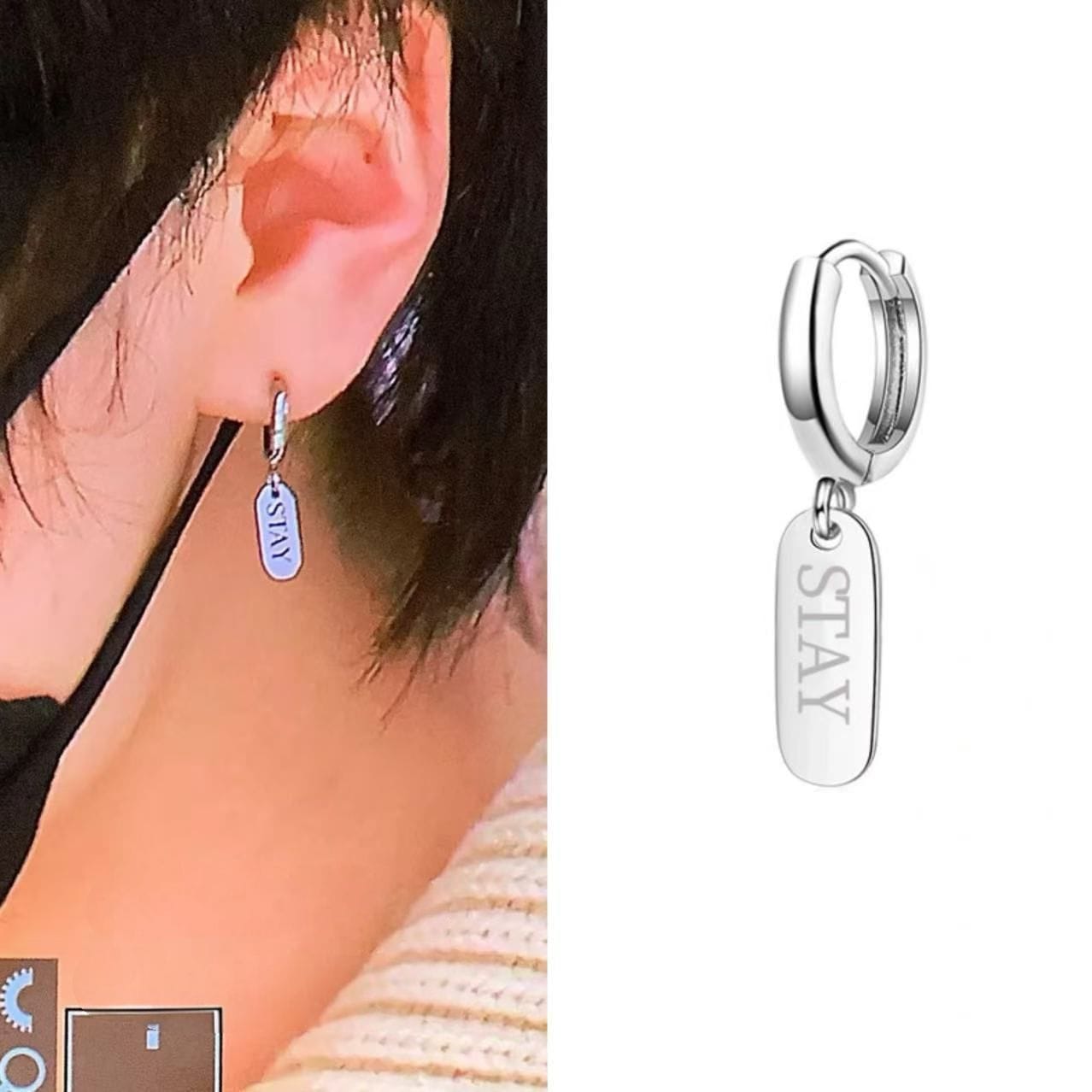 STRAY KIDS  I.N. & STAY EARRING (pair)
