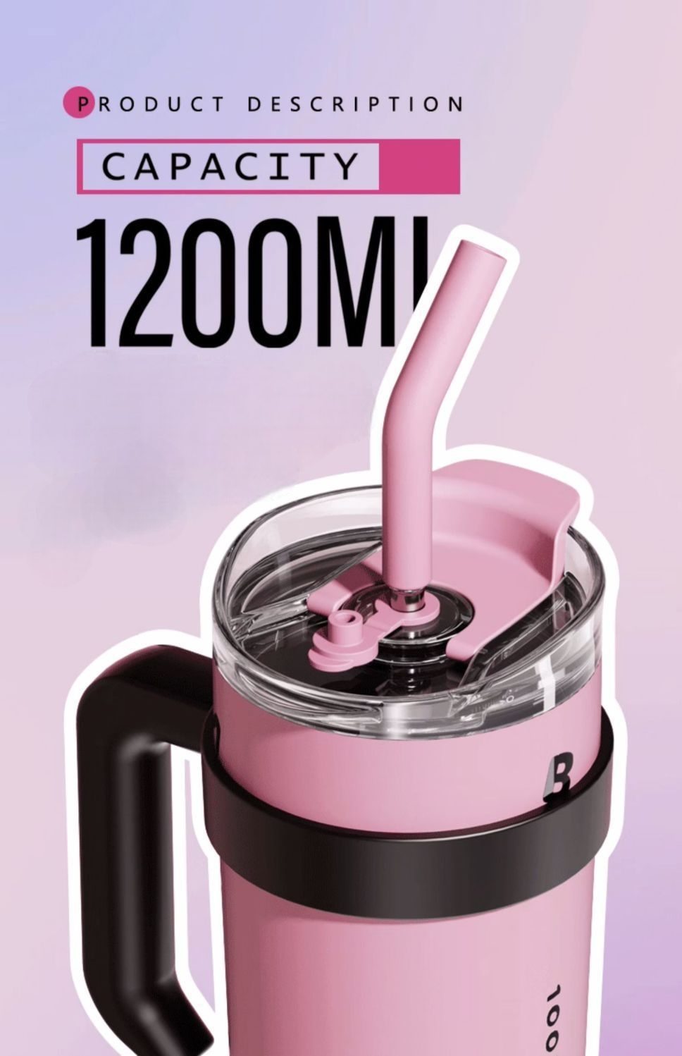 TAZA TÉRMICA BLACKPINK 1200ml
