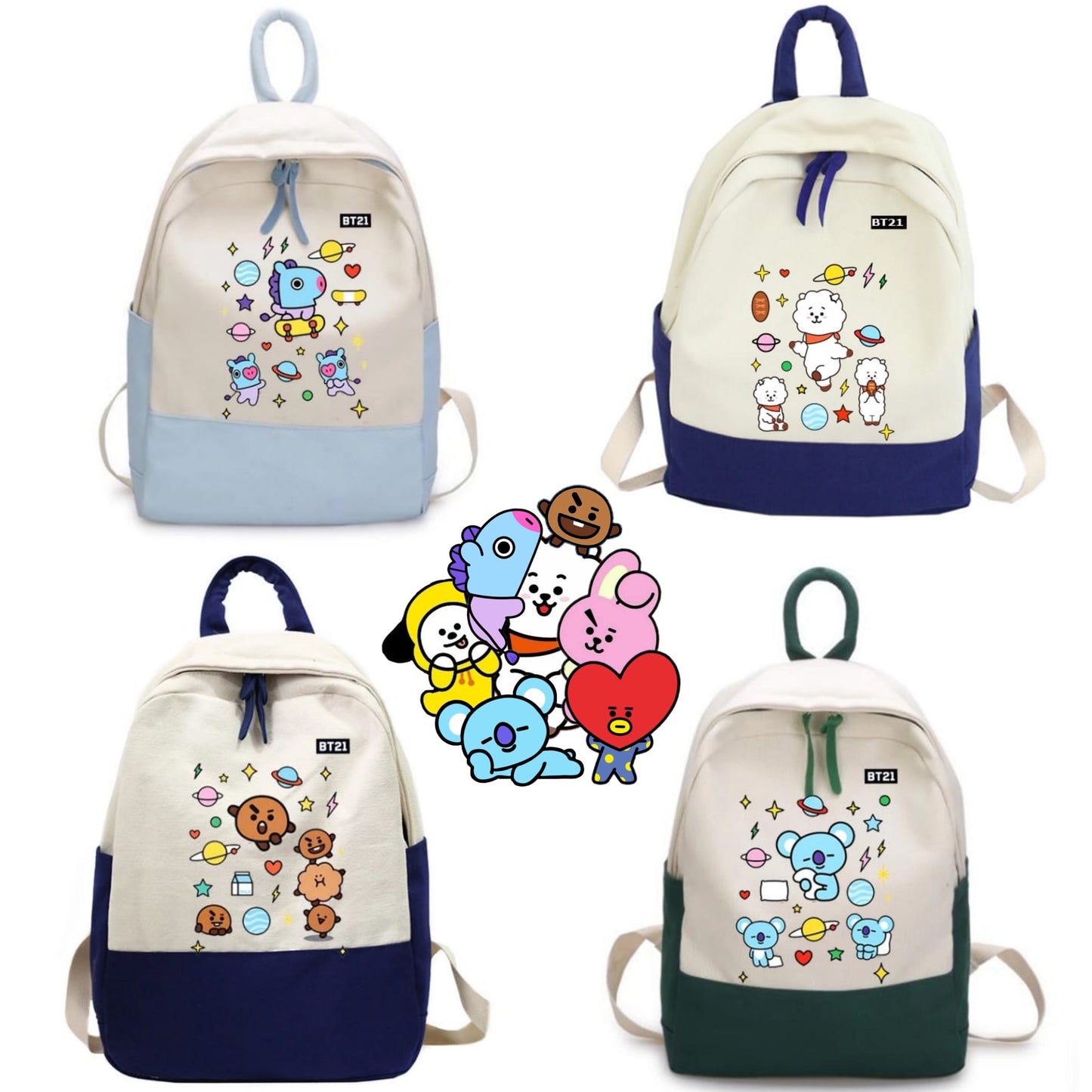 BT21 BTS BACKPACKS