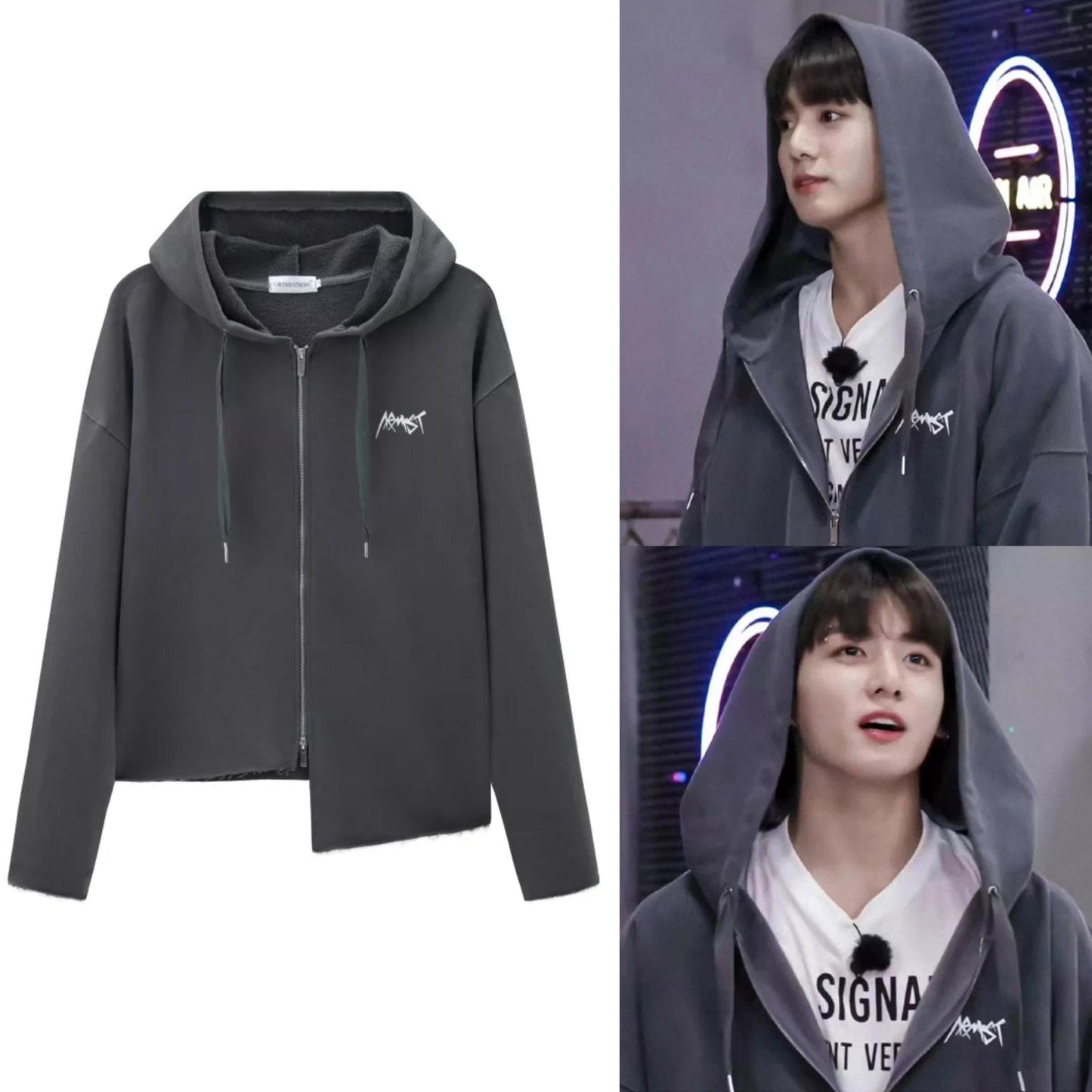 BTS JUNGKOOK ARMYST ZIP HOODIE