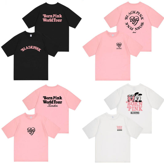 CAMISETAS BLACKPINK BORN PINK 100% ALGODÓN