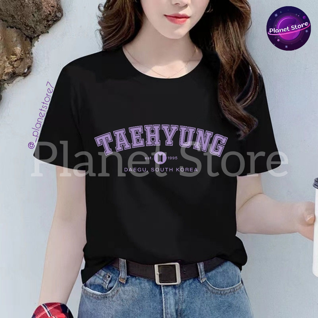 CAMISETAS BTS 100% ALGODÓN (Todos los miembros/Blanco y negro) 