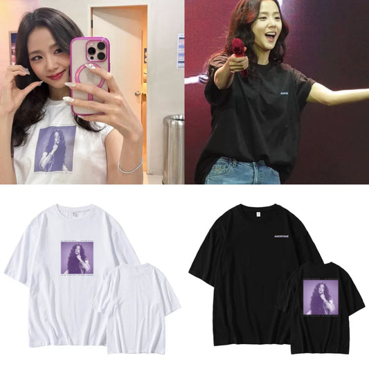 CAMISETAS JISOO (BLACKPINK) AMORTAGE 100% ALGODÓN
