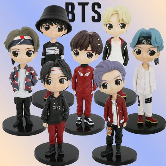 BTS TINY TAN MIC DROP 7 PCS