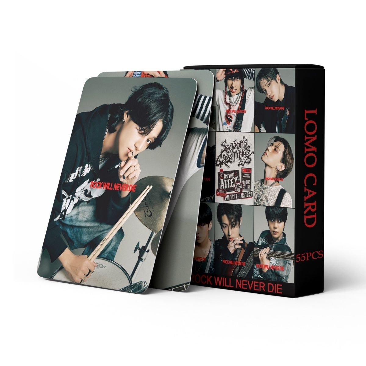 PHOTOCARDS ATEEZ SEASON´S GREETINGS 2025 55 PCS