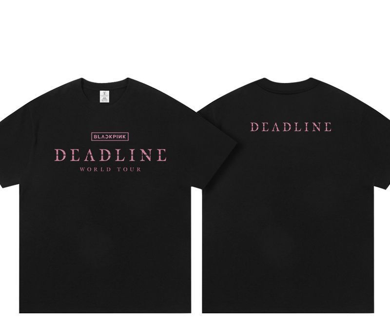 CAMISETAS BLACKPINK DEADLINE 100% ALGODÓN