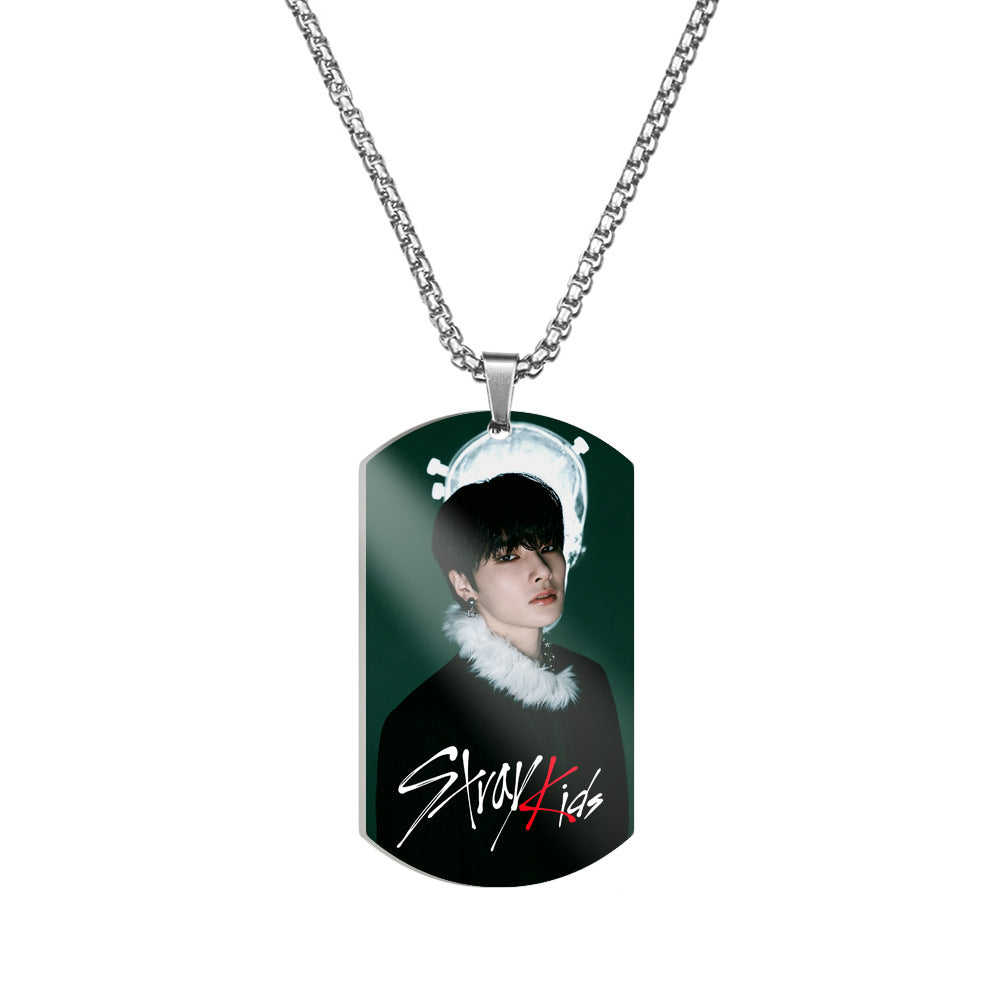 STRAY KIDS NECKLACE STAINLESS STEEL