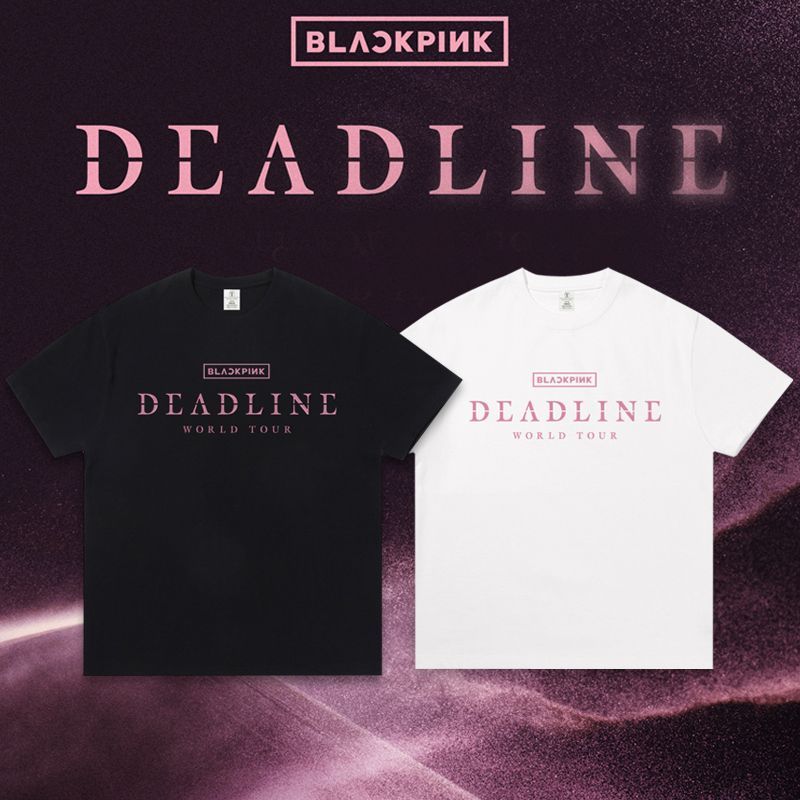 CAMISETAS BLACKPINK DEADLINE 100% ALGODÓN