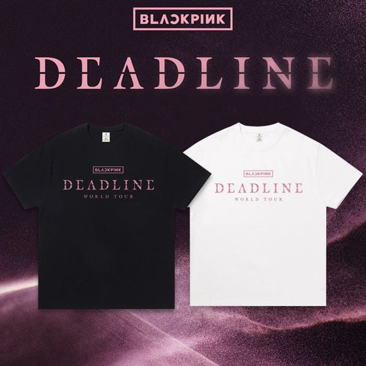 CAMISETAS BLACKPINK DEADLINE 100% ALGODÓN